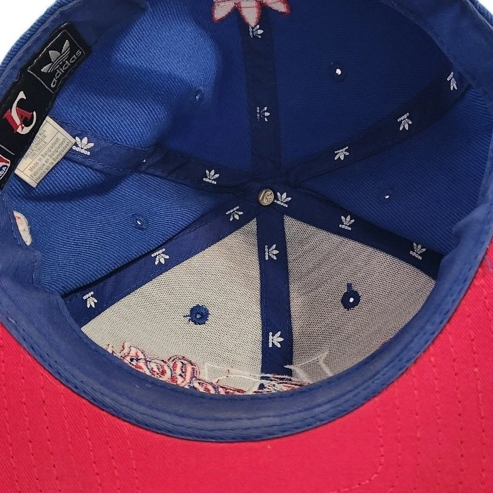 Adidas NBA Los Angeles Clippers Snapback Hat Blue Red LA Logo Cap Mens‎ OSFM